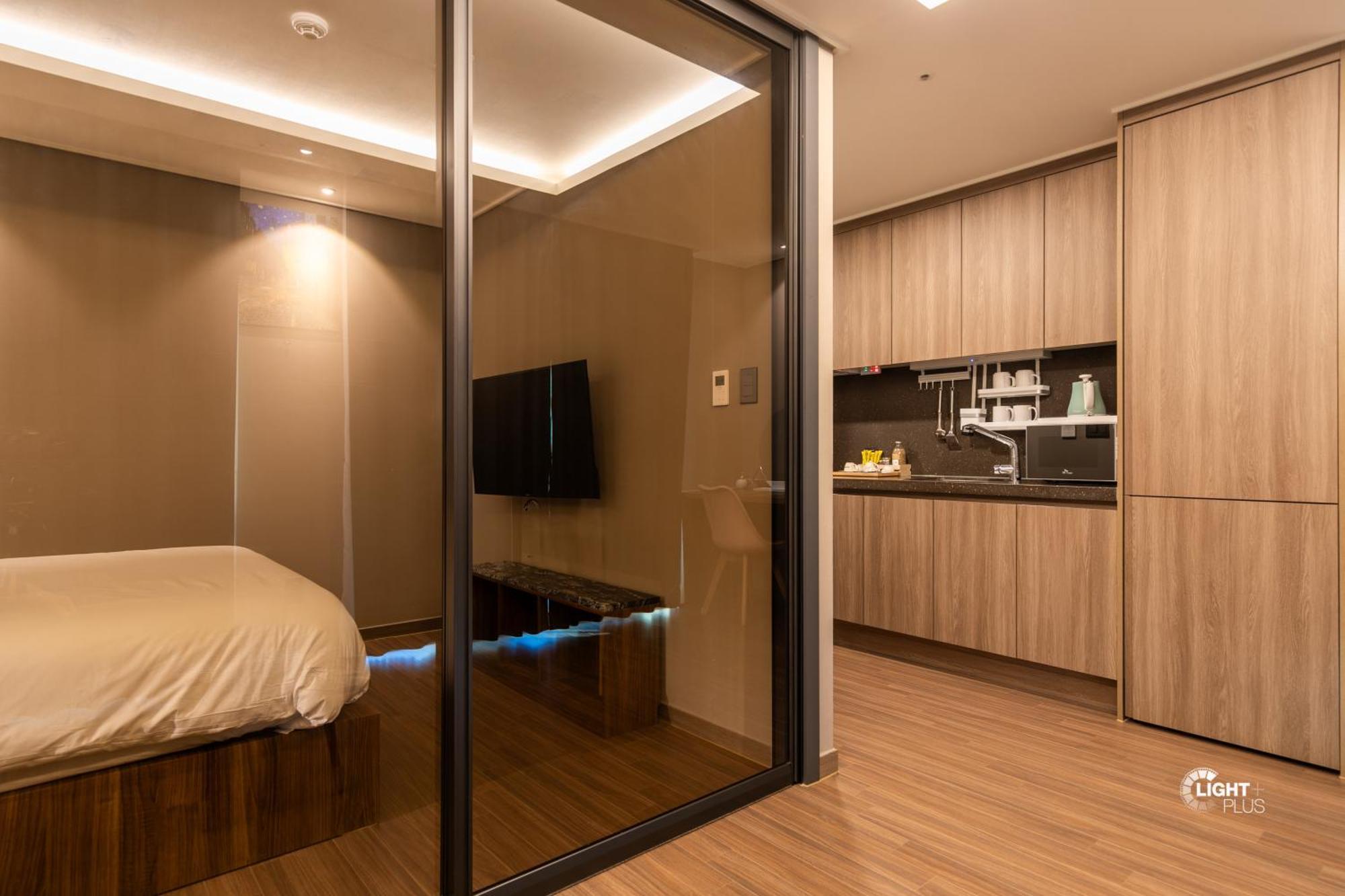 Hera Haeundae Beach Premium Ocean View # Sea View Busan Buitenkant foto