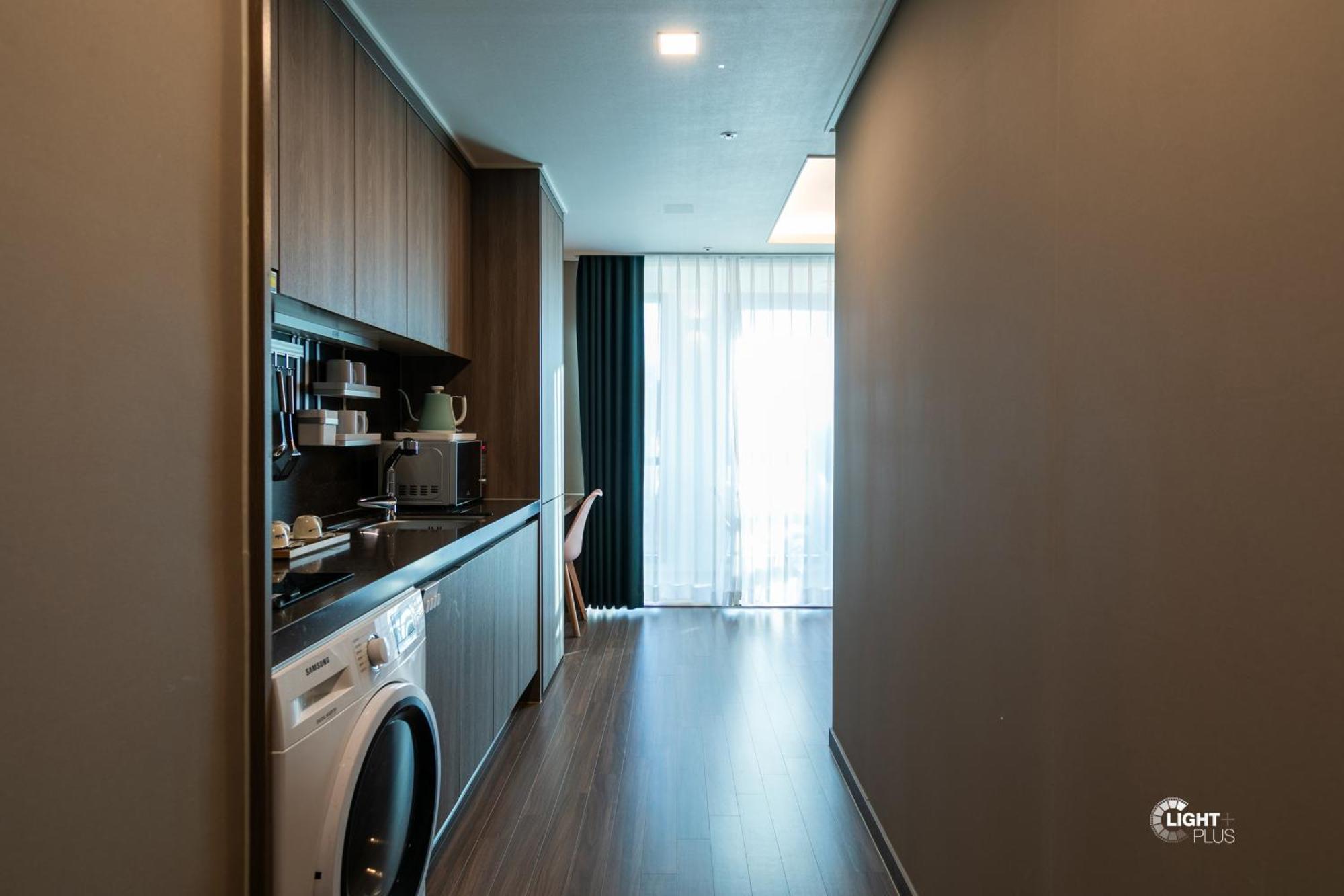 Hera Haeundae Beach Premium Ocean View # Sea View Busan Buitenkant foto