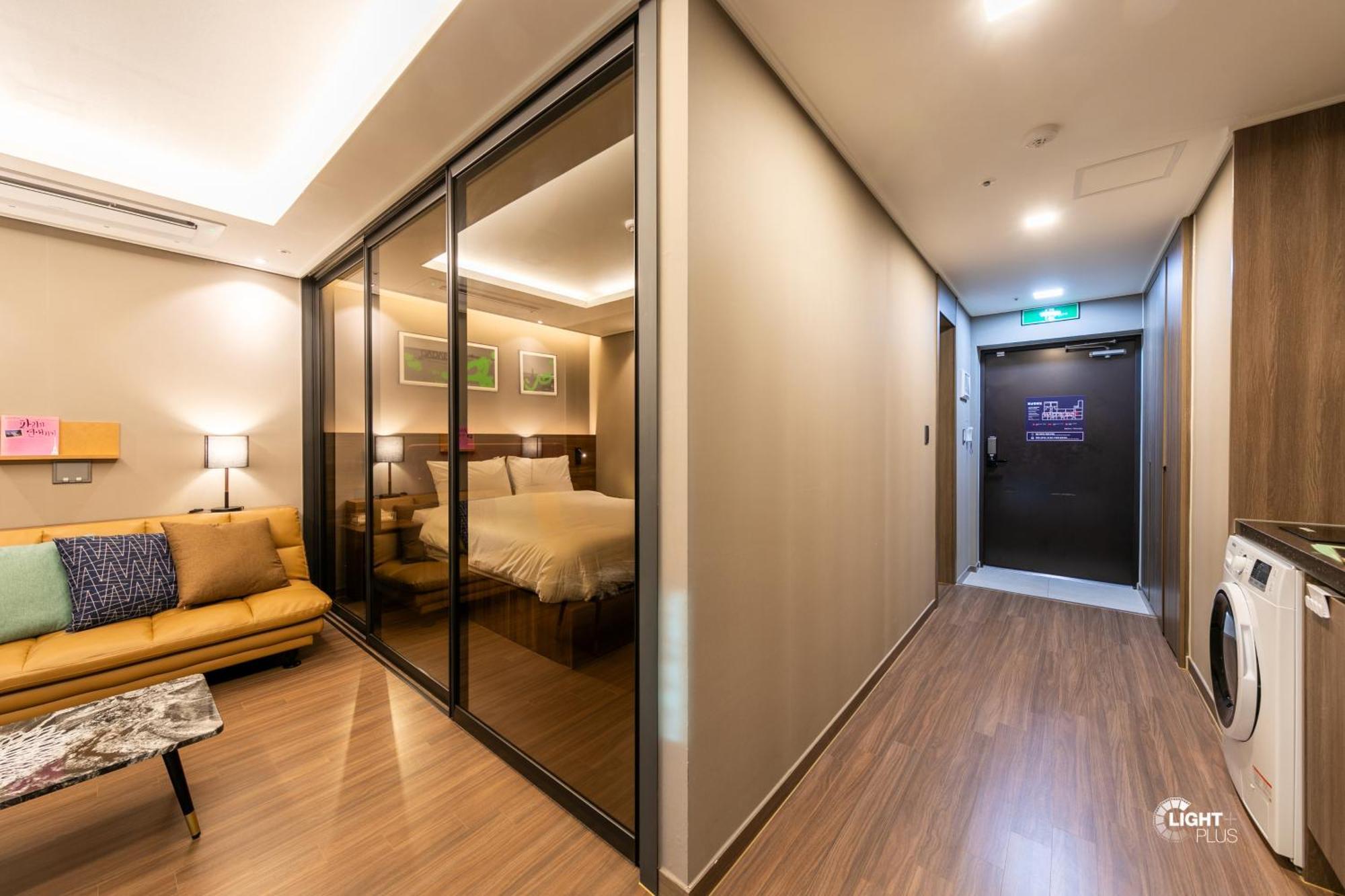 Hera Haeundae Beach Premium Ocean View # Sea View Busan Buitenkant foto