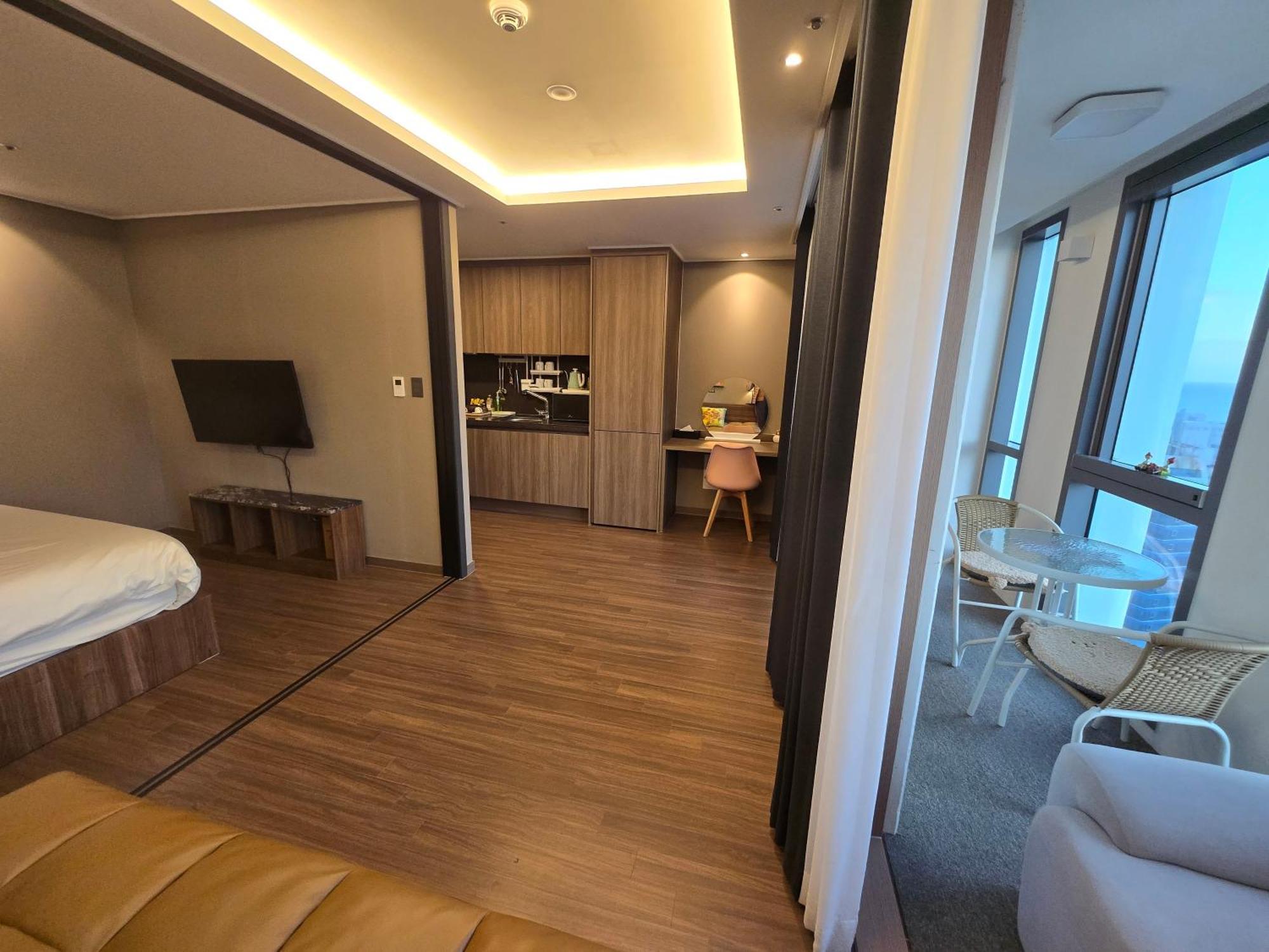 Hera Haeundae Beach Premium Ocean View # Sea View Busan Buitenkant foto