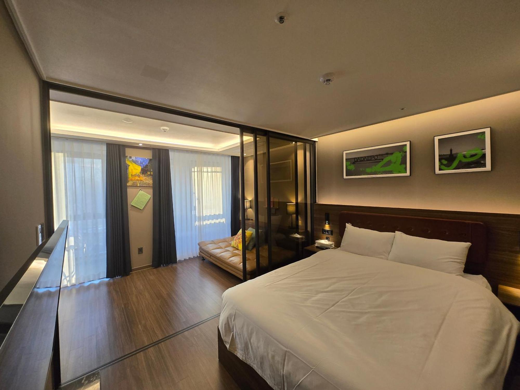 Hera Haeundae Beach Premium Ocean View # Sea View Busan Buitenkant foto