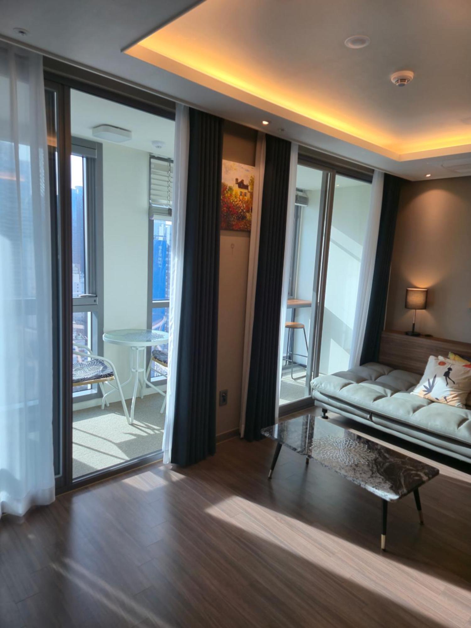Hera Haeundae Beach Premium Ocean View # Sea View Busan Buitenkant foto