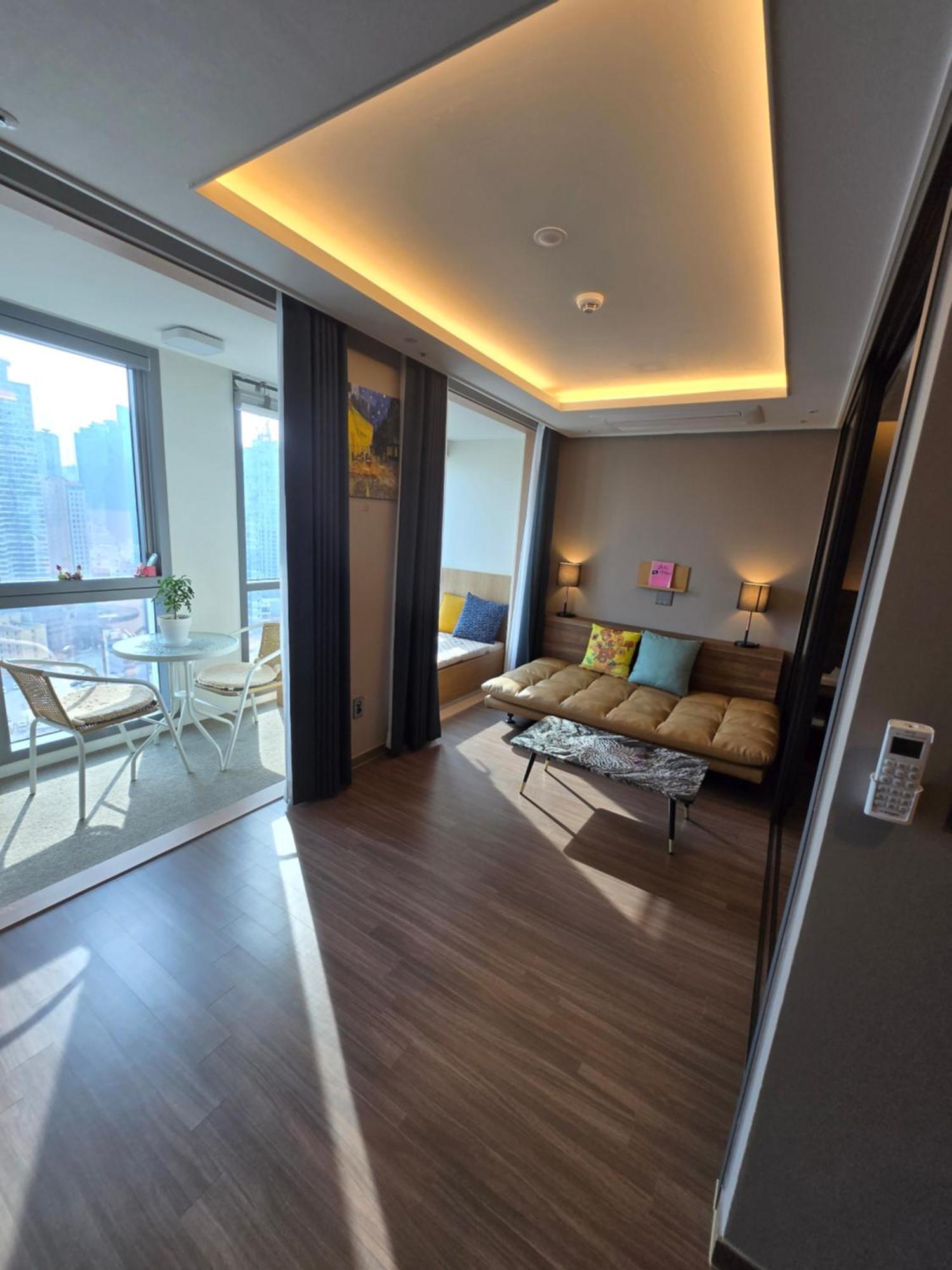 Hera Haeundae Beach Premium Ocean View # Sea View Busan Buitenkant foto